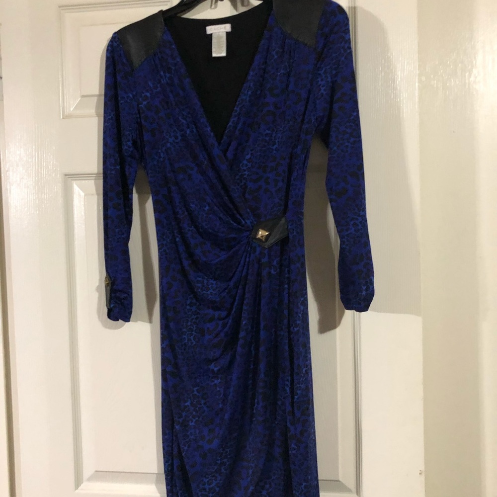 Cache leopard print dress